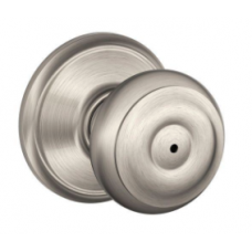 Georgian Satin Nickel Privacy Bed/Bath Door Knob