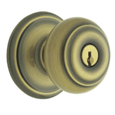 Georgian Antique Brass Keyed Entry Door Knob