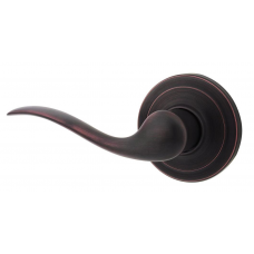 Tustin Venetian Bronze Left-Handed Half-Dummy Door Lever