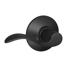 Accent Matte Black Passage Hall/Closet Door Lever