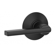 Latitude Matte Black Passage Hall/Closet Door Lever