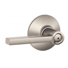 Latitude Satin Nickel Privacy Bed/Bath Door Lever