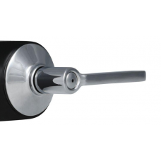 Latitude Series Bright Chrome Bed and Bath Door Lever