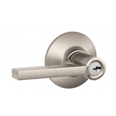 Latitude Satin Nickel Keyed Entry Door Lever